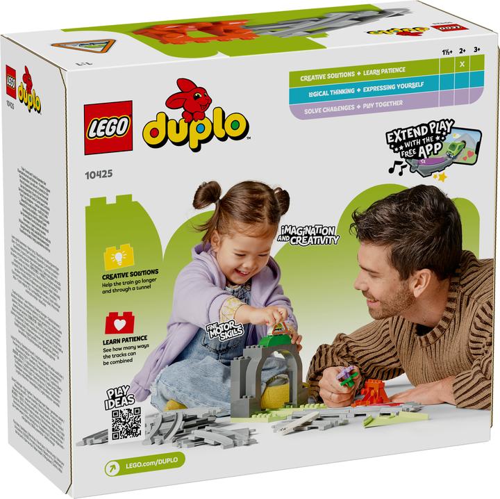 Produktbild LEGO Eisenbahntunnel und Schienen - Erweiterungsset (10425)