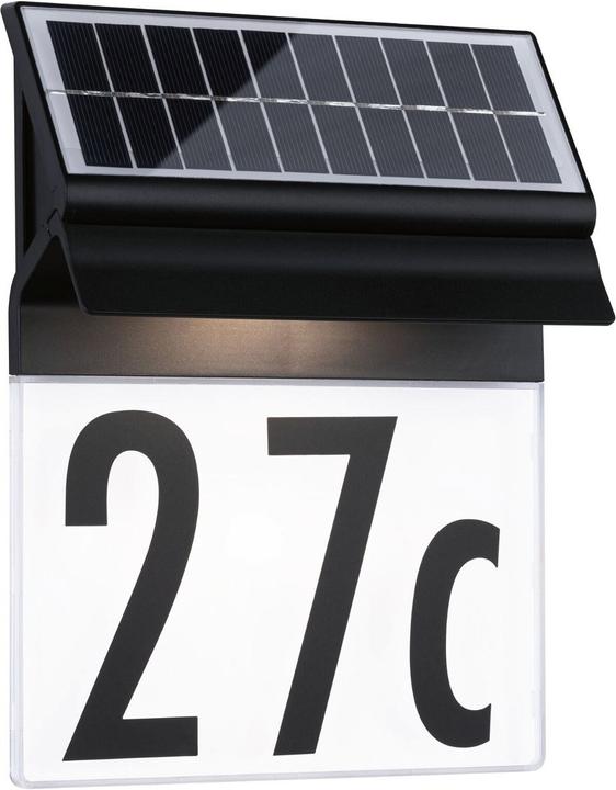 Image du produit Paulmann Numéros de maison solaires (14 lm, IP44)