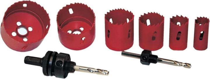 Actual product image Mannesmann Bimetal keyhole saw set (44 mm, 22 mm, 68 mm, 35 mm, 28 mm, 73 mm)
