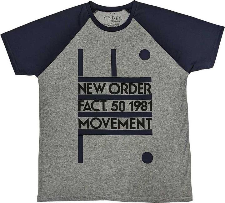 New Order Movement TShirt Raglanärmel