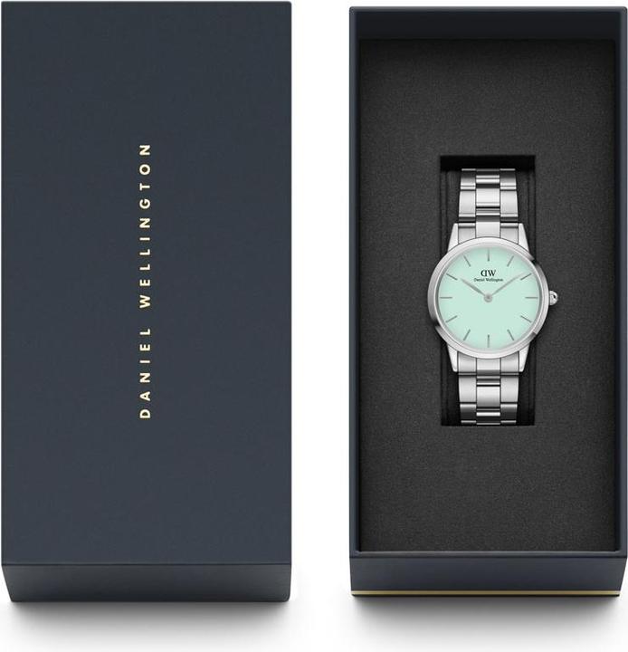 Immagine prodotto Daniel Wellington Iconic Link Mint Silver (28 mm) (Orologio da polso analogico, 28 mm)