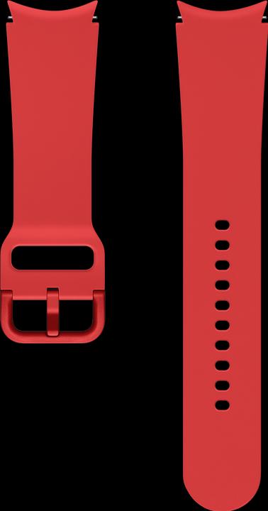 Samsung Sport Band 20mm M/L red (20 mm, Fluoroelastomer, Galaxy Watch, Galaxy Watch 4)