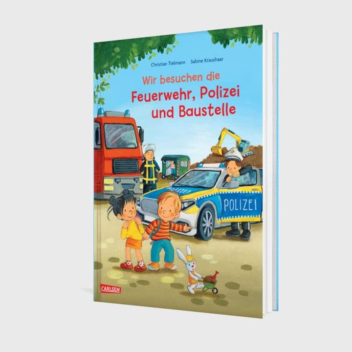 Produktbild Max-Bilderbücher: Wir besuchen die Feuerwehr, Polizei und Baustelle (Deutsch)