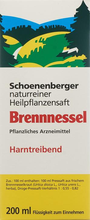 Actual product image Schönenberger Nettle medicinal plant juice juice