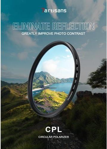 Produktbild 7artisans Polfilter CPL – 72 mm (72 mm, Polarisationsfilter)