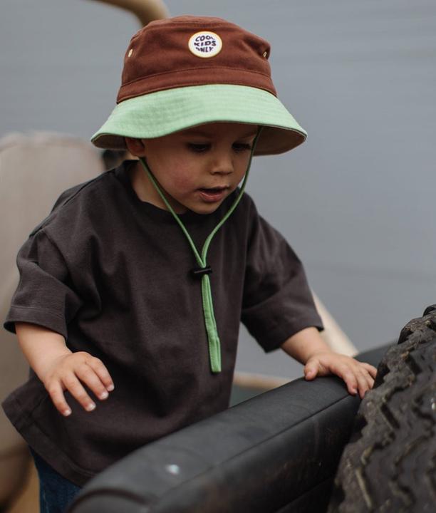 Produktbild Hello Hossy Mini Tree Bucket Hat - Braun / Grün (49, 51, 50 C, 52 C, 48 C)