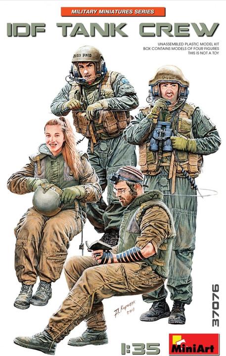 Actual product image Mini art IDF Tank Crew