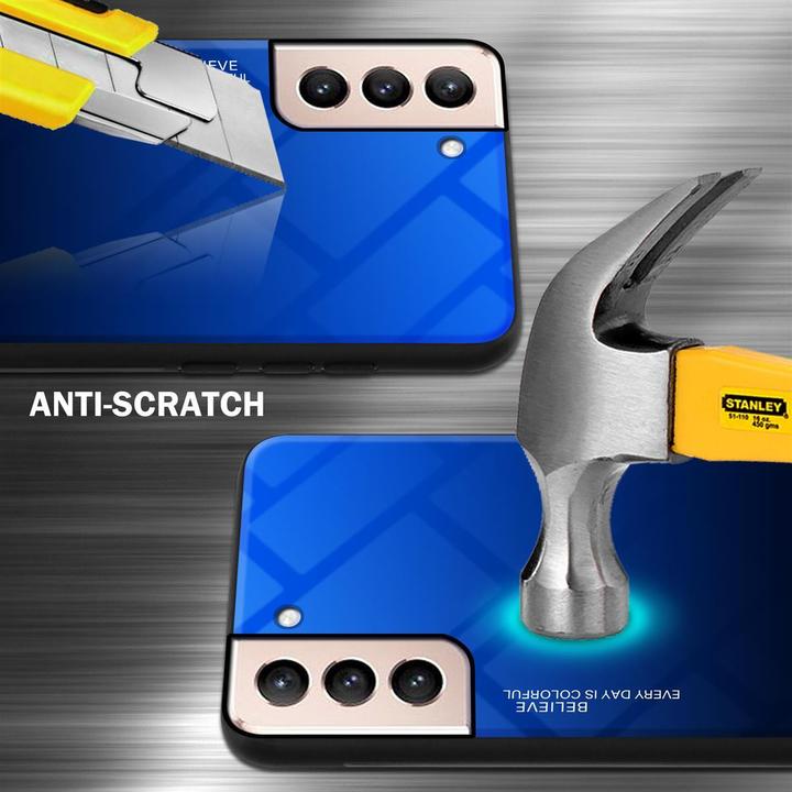 Productafbeelding Cadorabo TPU 2 kleuren glasdekking (Samsung Galaxy S21+)