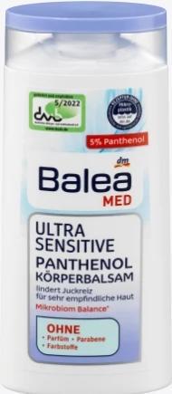 dm Balea Balea, Med Ultraempfindlichkeit, Körperlotion mit Panthenol, 250 ml (Körperlotion, 250 ml)