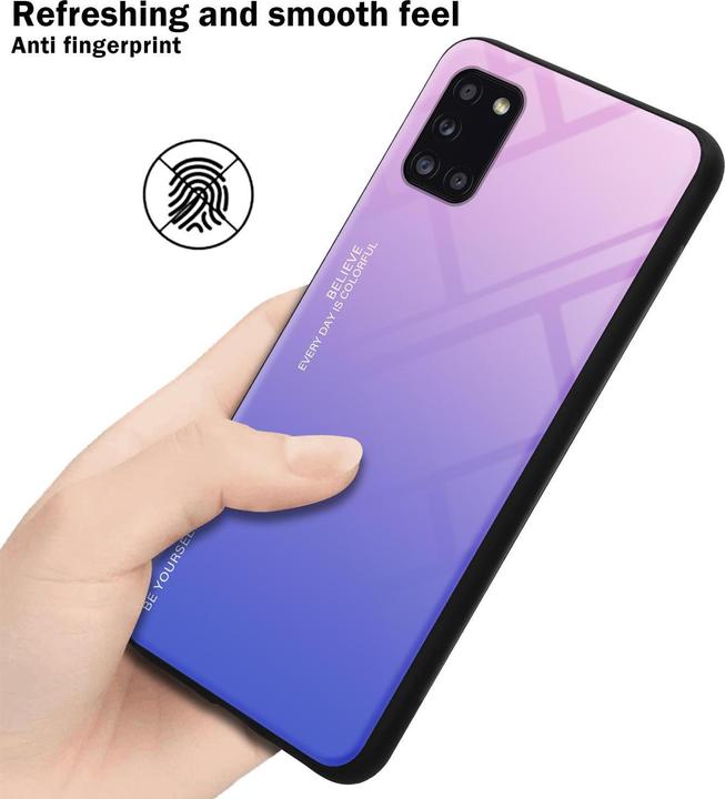 Productafbeelding Cadorabo TPU 2 kleuren glasdekking (Samsung Galaxy A31)