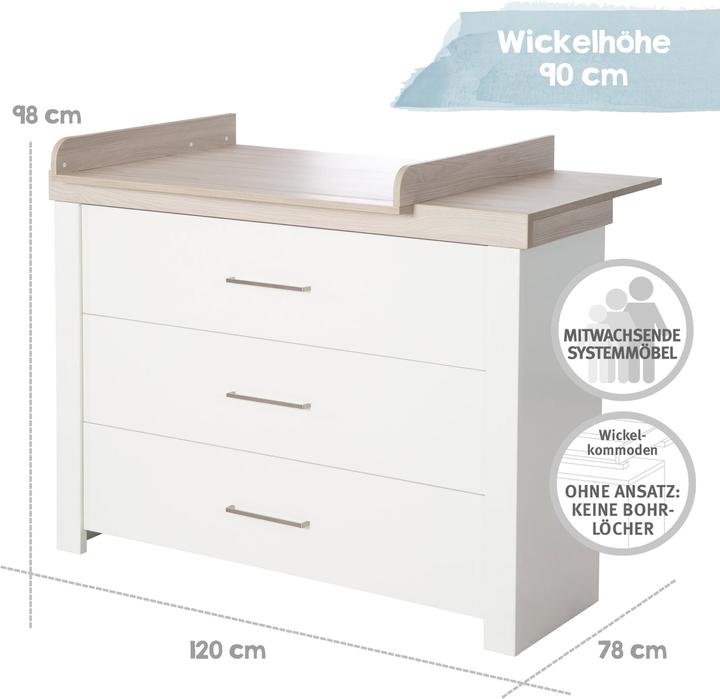 Image du produit Roba Lucy (Armoires pour enfant, Lit de bébé, Unité de changement)