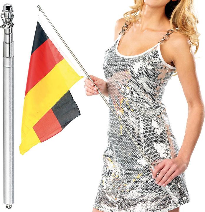 Produktbild Infactory Teleskop-Hand-Fahnenmast