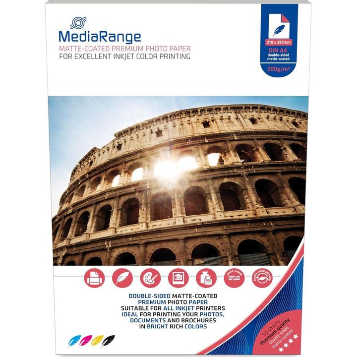 Image du produit MediaRange Papier photo (200 g/m², A4, 1 x)