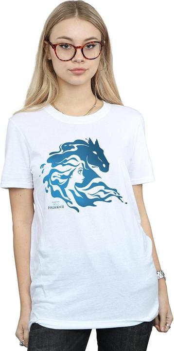 Immagine prodotto Disney Frozen 2 Nokk Silhouette Maglietta Ampia Donna (5XL)