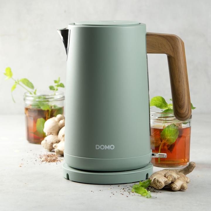 Actual product image Domo DO 9282 WK Wasserkocher 1,7L 2200W matt grün (1.70 l)