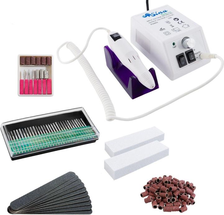 Image du produit Sina Set de fraises à ongles - DR-298 Blanc