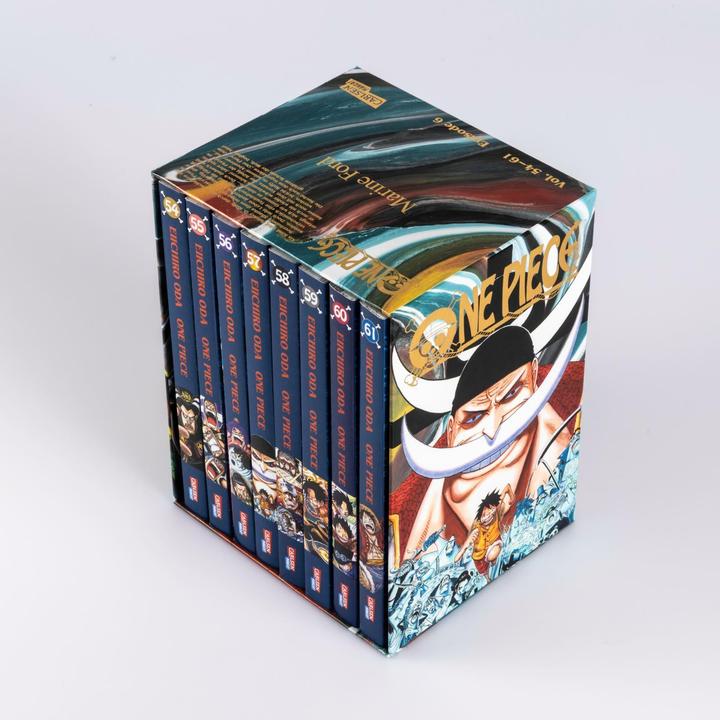 Immagine prodotto One Piece Sammelschuber 6: Marine Ford (inklusive Band 54-61) (Tedesco, Eiichiro Oda, 2024)