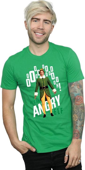 Actual product image Elf Mens Angry T-Shirt (XXL)