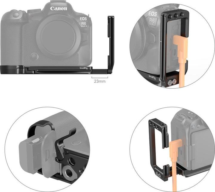 Actual product image SmallRig L-Bracket für Canon R6II/R5/R5C/R6 (Mounting bracket)