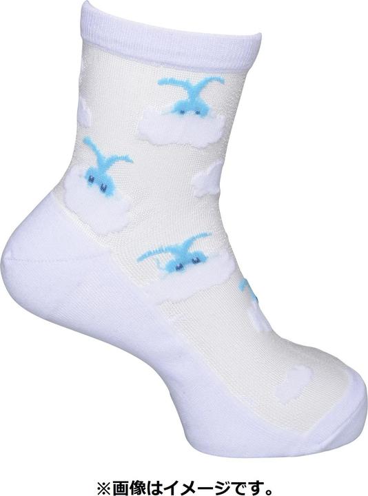 Actual product image Pokémon Middle Socks See-Through Swablu (23-24cm) (36 - 42)