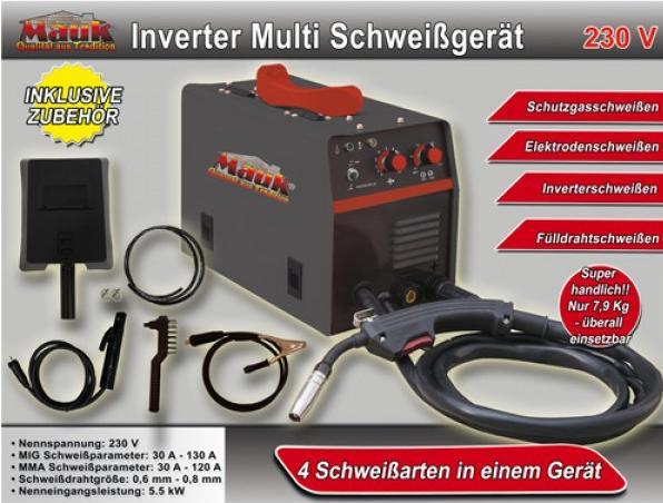 Immagine prodotto IHP Mauk Inverter und Schutzgas Schweissgerät 4 in 1 MIG MAG MMA IGT