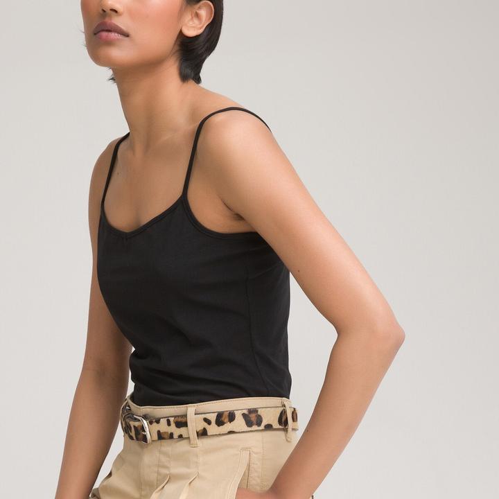 Produktbild La Redoute Collections Top mit schmalen Trägern (XS)