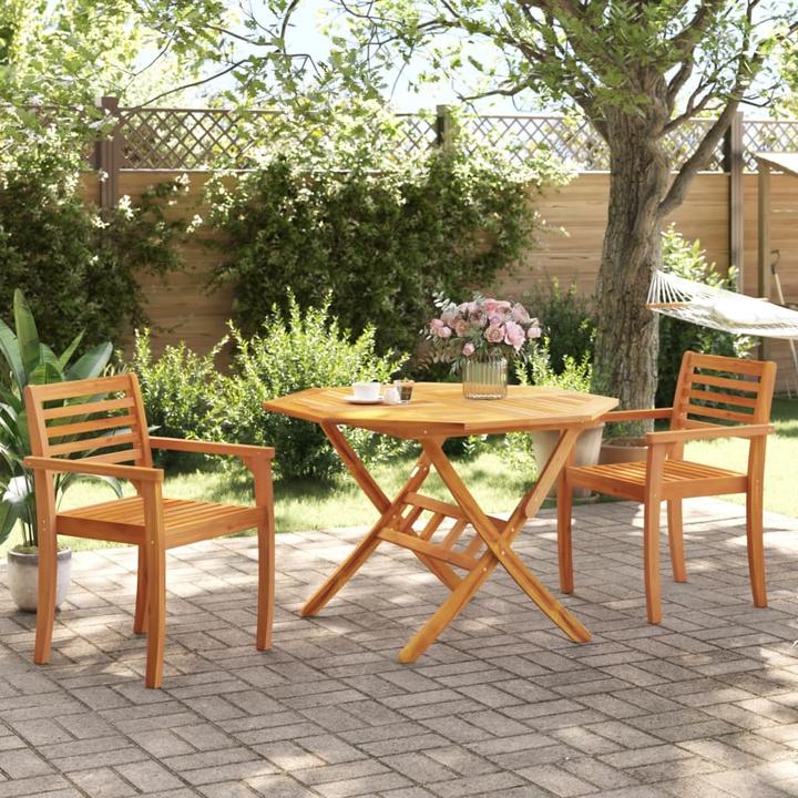 Image du produit VidaXL Gartentisch Klappbar Ø110 x 75 cm Akazie (110 cm)
