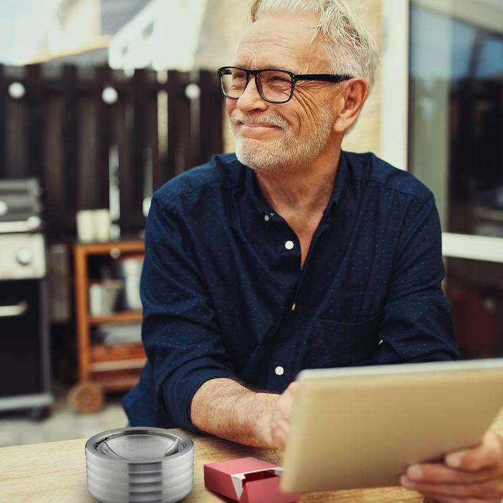 Image du produit Relaxdays Cendrier coupe-vent avec couvercle