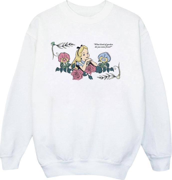 Produktbild Disney Alice im Wunderland Sweatshirt Jungen What Kind Of Garden (152, 158)