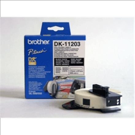 Image du produit Brother DK-11203 Étiquettes de dossiers
