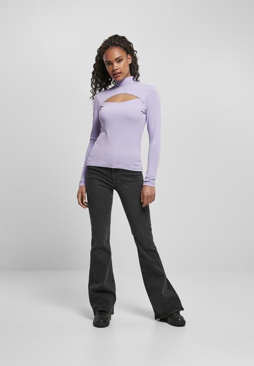 Actual product image Urban Classics Ladies Cut-Out Turtleneck Longsleeve (4XL)