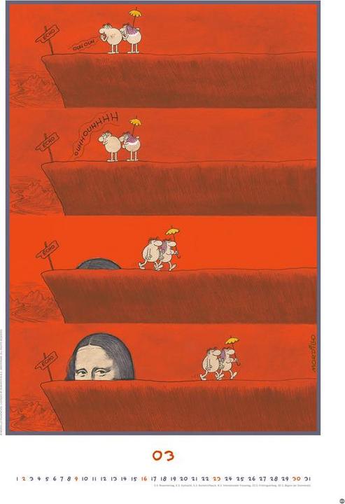 Produktbild Heye Bildkalender Best of Mordillo Edition (37 x 53.5 cm, Harter Einband, Deutsch)