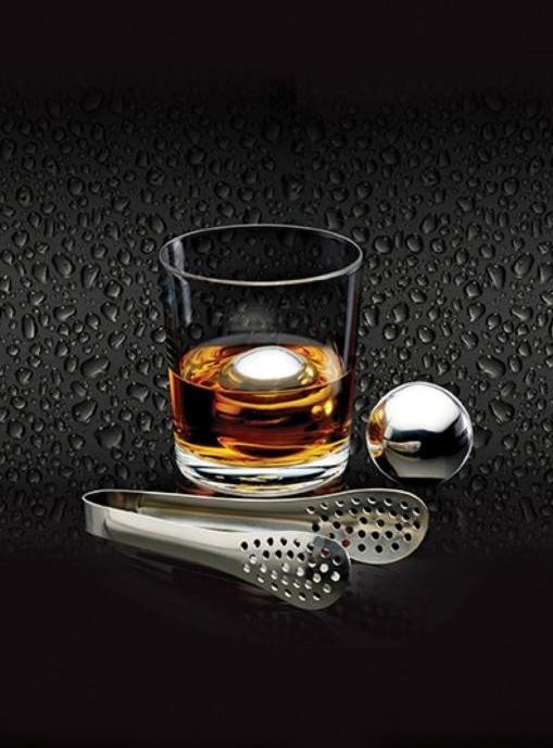 Immagine prodotto BarCraft Set di palette e pinze per il ghiaccio (Pietre di whisky)