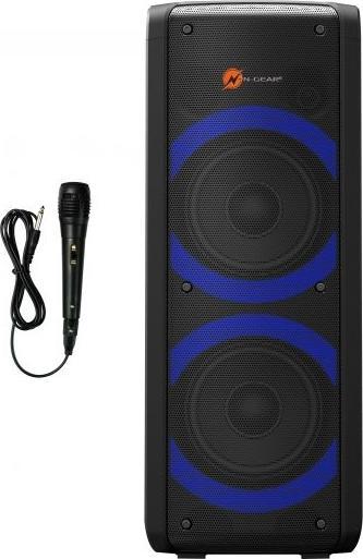 Image du produit N-Gear Enceinte Bluetooth LGEAR Let's Go Party, système audio avec microphone karaoké, LED disco, foncti... (4 h, Fonctionnement sur secteur)