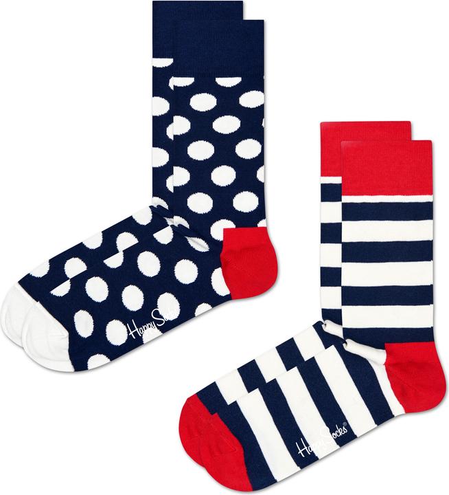 Immagine prodotto Happy Socks Classico a grandi punti (Confezione da 2, 41 - 46)