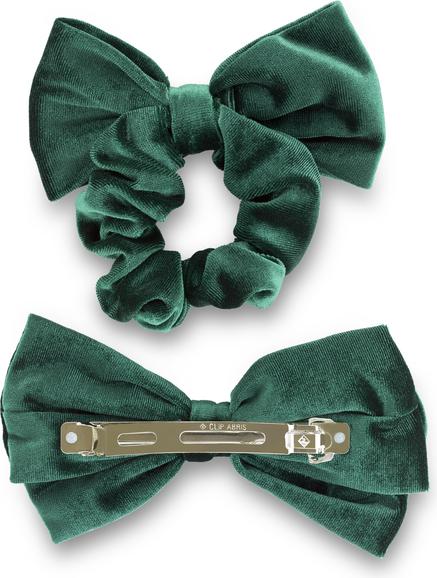 Immagine prodotto Trisa Capelli - Fermaglio in velluto con fiocco verde