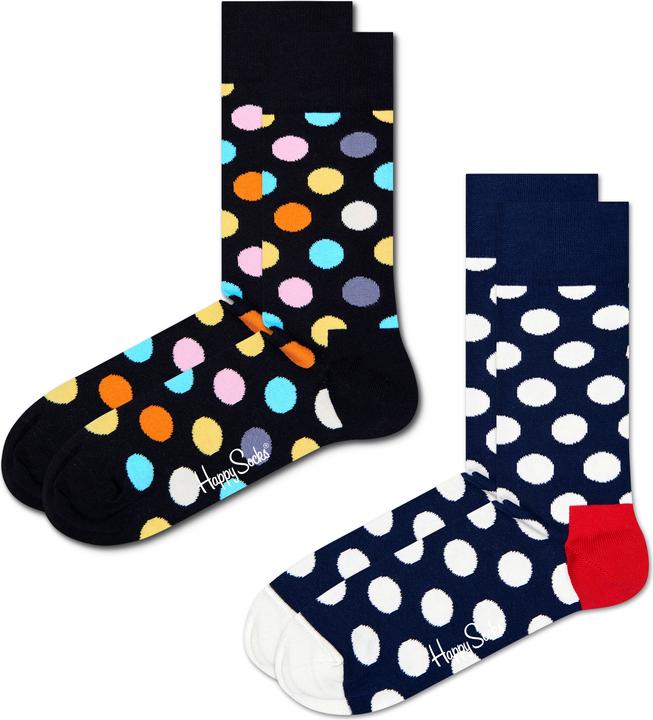 Image du produit Happy Socks Classic Big Dot (lot de 2, 41 - 46)