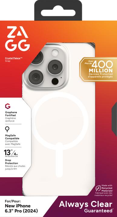 Image du produit Zagg Crystal Palace Snap (Apple iPhone 16 Pro)