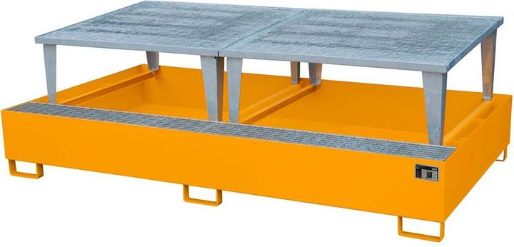 kaiserkraft Stahl-Auffangwanne für Tankcontainer (1000 l)