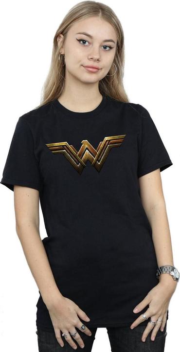 Immagine prodotto Wonder Woman Maglietta Boyfriend in cotone con logo donna/donna (3XL)