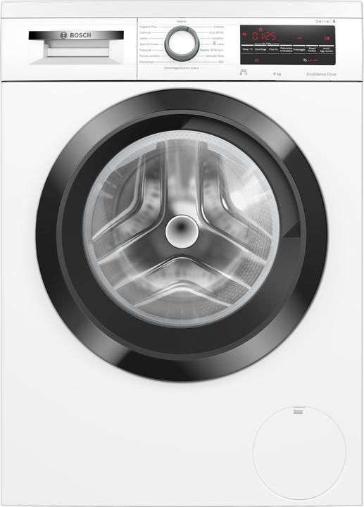 Produktbild Bosch Hausgeräte Serie 6 FrontladerWaschmaschine 9 kg 1400 UmA ITModell (9 kg, Links, EU-Stecker)