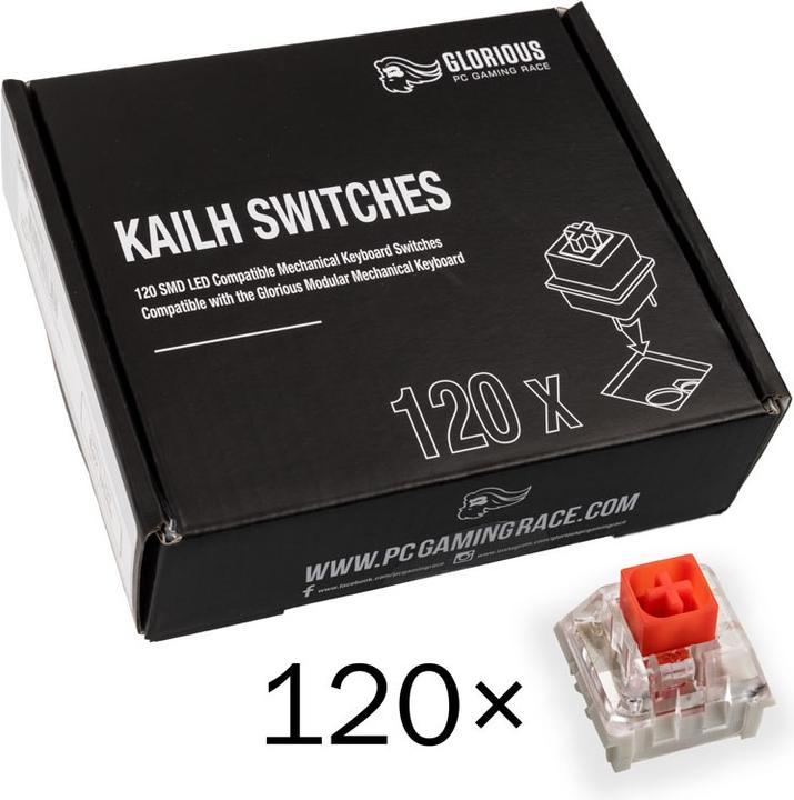 Produktbild Glorious PC Gaming Race Kailh Box Red Switches