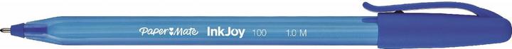 Actual product image Paper Mate Ballpoint pen Inkjoy 100 Cap 1 mm Blue (Blue, Transparent, 50 x)