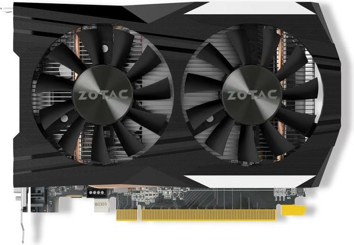 Actual product image Zotac GeForce GTX 1050 Ti OC Edition (4 GB)