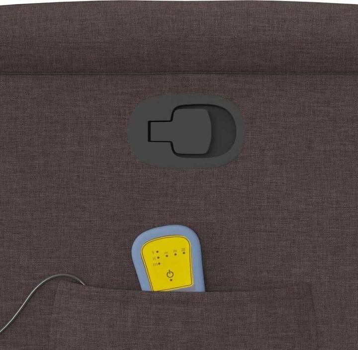 Produktbild VidaXL Massagesessel mit Aufstehhilfe Dunkelbraun Stoff