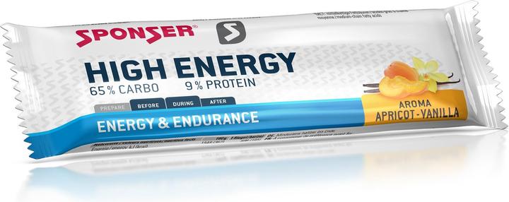 Actual product image Sponser high energy bar (Apricot tree, Vanilla, 30 pcs., 1350 g)