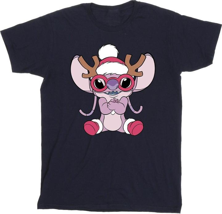 Immagine prodotto Disney Lilo & Stitch Angel Reindeer Maglietta Uomo (4XL)