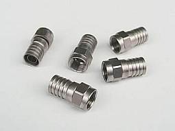 Actual product image Cabelcon Cablecon F-56-ALM 5.1/8.4 F-crimp connector PROFESSIONNEL - 100 pcs. (Plugs and connectors)