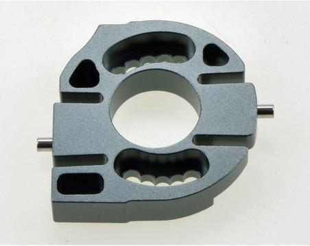 Produktbild Tamiya CC-01 Alu Motorhalterung Gun Metal elox.