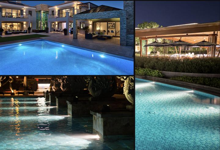 Produktbild Milight 15W Funk LED Poolleuchte RGB+KW/WW 24V (1100 lm, IP68)
